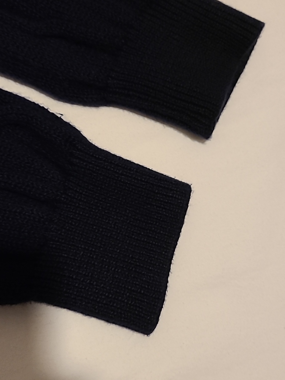 POLO Ralph Lauren Cable Knit Sweater XL, Quarter Zip, Navy, Cotton Pullover - Picture 9 of 16